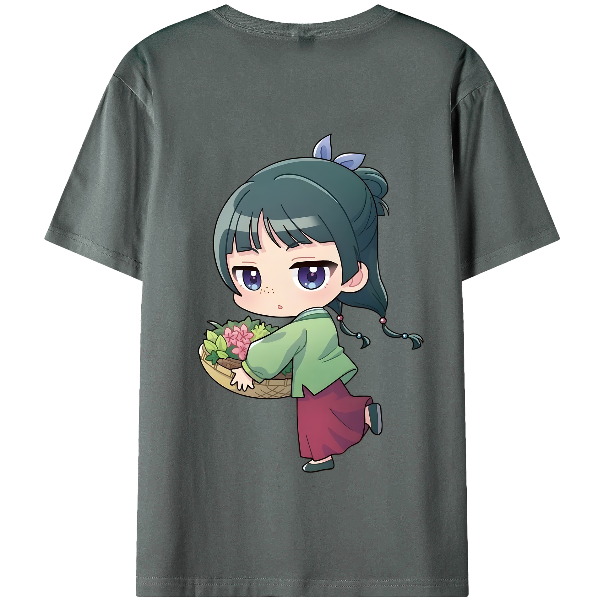 （画像用） 薬屋のひとりごと The Apothecary Diaries 綿100％半袖Tシャツ（背面プリント）